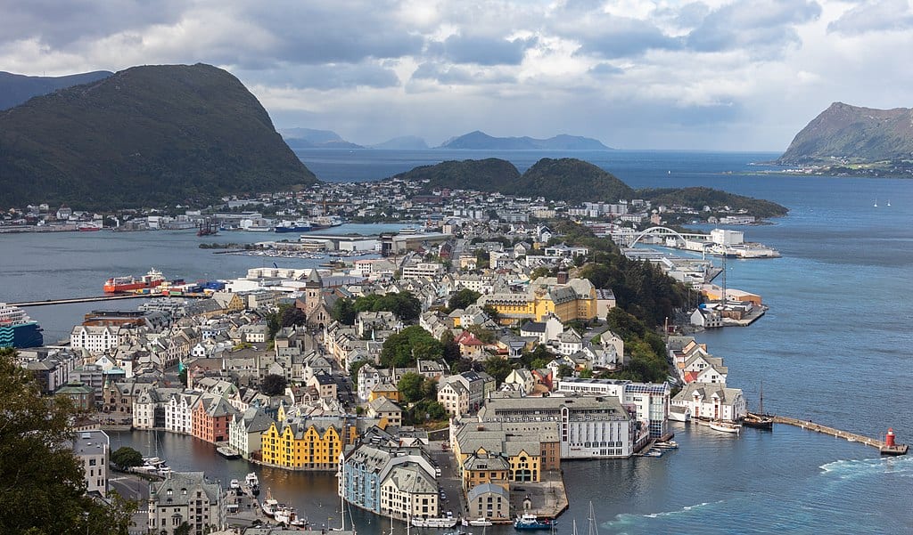 Ålesund sentrum - Beautiful view of the city